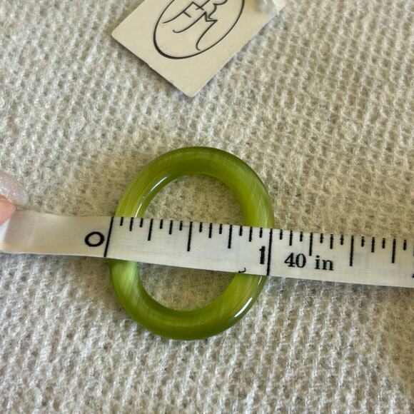 RFM Gold Tone Hoop Drop Earrings Convertible Changeable - Picture 8 of 11